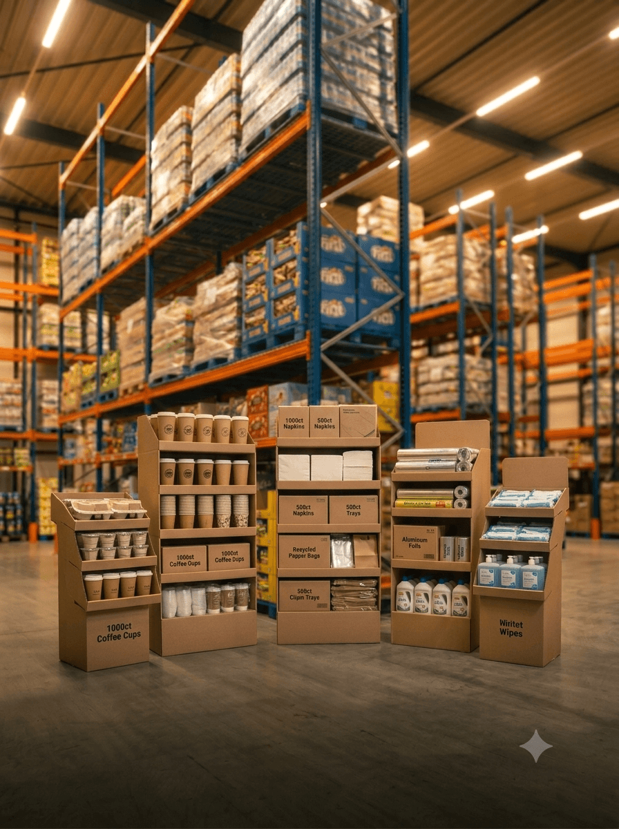 Assortiment non-food artikelen voor horeca en retail