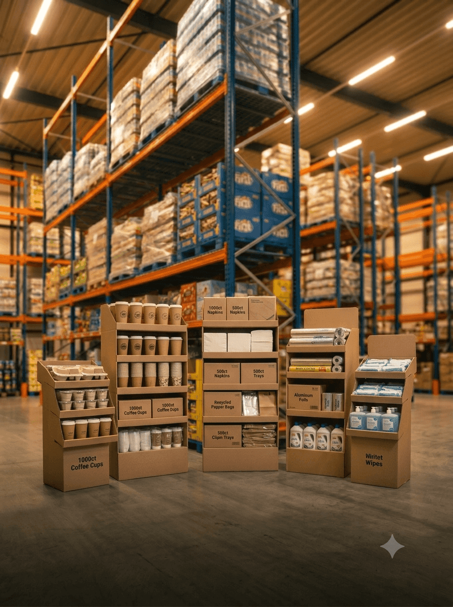 Assortiment non-food artikelen voor horeca en retail