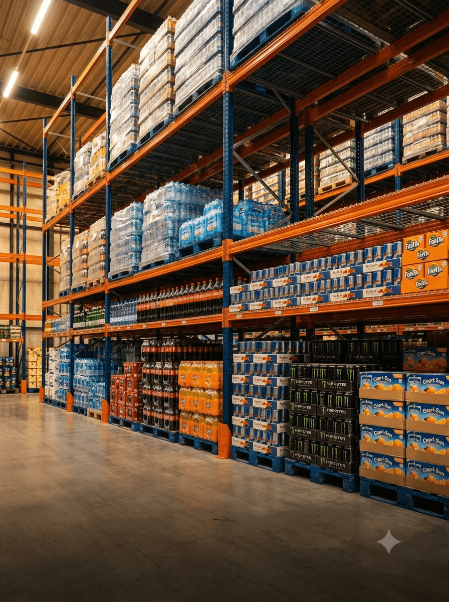 Assortiment dranken voor zakelijke klanten