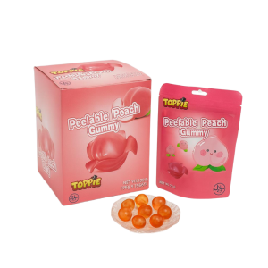 Peelable Peach Gummy