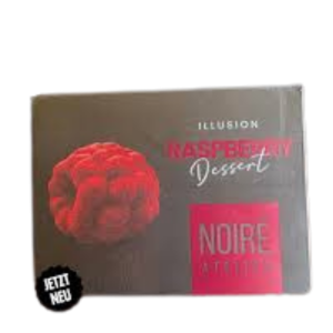 Noire atelier dessert framboos